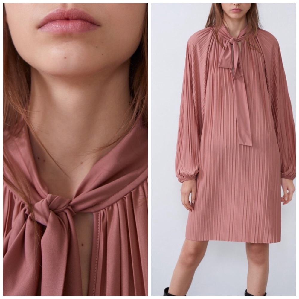 PLEATED DRESS - Picture 2 of 12
